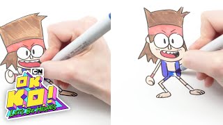 KO Sketch Reference vs Memory  OK KO Lets Be Heroes  Cartoon Network [upl. by Garfinkel]