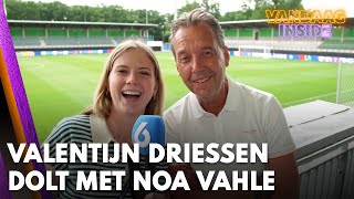 Valentijn Driessen vraagt Noa Vahle voor de camera Duo Penotti  VANDAAG INSIDE [upl. by Noe724]