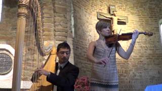 Wagner Bridal Chorus Wedding march from Lohengrin Jenni Kuronen violino Antonio Ostuni arpa [upl. by Maurilia]