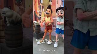 Luca and Alberto Meet and Greet at Pixar Fest 2024  Disneyland Resort [upl. by Anomis]