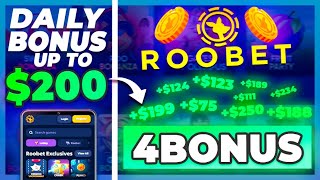 ROOBET PROMO CODE quot4BONUSquot upto 200 BONUS in CASHBACK DAILY roobet promo code 2024 review [upl. by Engeddi105]