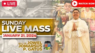 SUNDAY FILIPINO LIVE MASS TODAY II FEAST STO NINO II JANUARY 21 2024 II FR JOWEL JOMARSUS GATUS [upl. by Ilek884]