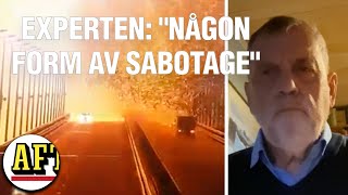 Rysslandskännaren om explosionen på Krimbron ”Någon form av sabotage” [upl. by Budge]