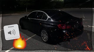 BMW F30 328i ASMR  Straight Piped  Loud Pulls [upl. by Audley]