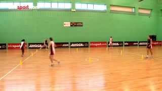 Netball Drills Running Box Drill [upl. by Kevin]