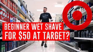 Can a Beginner get a Great Safety Razor Wet Shave at Target Bevel Van Der Hagen Harrys Oh My [upl. by Chancelor]