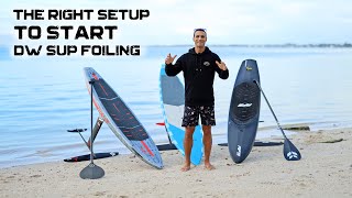 DW SUP Foiling gear  Beginner guide [upl. by Eiramana]