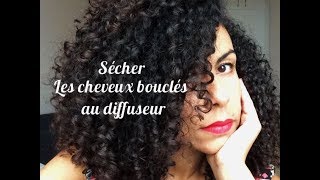 Comment sécher les cheveux bouclés au diffuseur 🇫🇷🇧🇷 [upl. by Ezra]