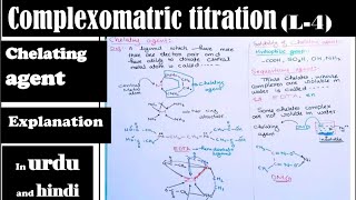 Complexomatric titration L4 Chelating agent [upl. by Admama]