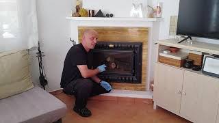 Neteja  Limpieza Estufa Insert Jotul  Estalzí [upl. by Galina]