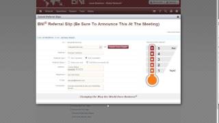 BNI Connect Educational Moment  Passing a Referral Online [upl. by Derrej]