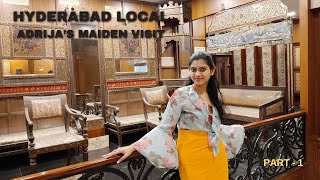 East Hyderabad Local Coverage  Adrijas Maiden Visit  Jafrani Tea And Pista House  Part 1 [upl. by Charlie]