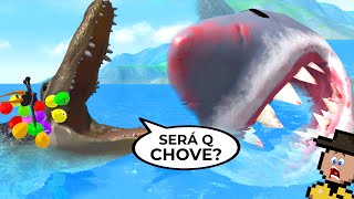 ENCONTRO do MEGALODON com CROCODILO Amazing Frog • E14 [upl. by Enidlareg]