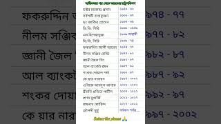 ভারতের রাষ্ট্রপতি তালিকা president shorts ytshorts 2024 gk viral [upl. by Andryc529]