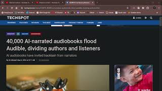 Audibles AI Revolution 40000 Audiobooks amp Narrators Are FURIOUS [upl. by Shay646]