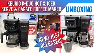 Keurig KDuo Hot amp Iced Coffee Maker UNBOXING amp SET UP [upl. by Narda916]