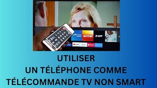 Comment utiliser un téléphone comme télécommande pour TV Non Smart sans internet [upl. by Ramonda]