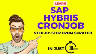 Cronjob in hybris  hybris cronjob explained  sap hybris tutorial for beginners [upl. by Eido606]