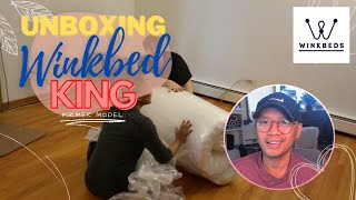 Unboxing Winkbed KING Firmer [upl. by Irej]