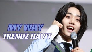 트렌드지 하빛TRENDZ HAVIT 231209 한림예고 정기공연  MY WAY [upl. by Rennob328]