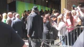 Ian Somerhalder says I Love You to fans in NYC [upl. by Noby]