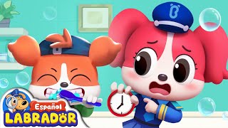 🔍Sheriff Labrador  Ir a la Escuela Solo 🎒  Videos para Niños  BabyBus en Español [upl. by Auberon]