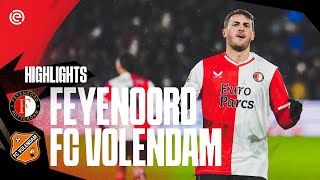 ESCAPED in ADDED TIME 😮‍💨  Highlights Feyenoord  FC Volendam  Eredivisie 20232024 [upl. by Anayra]