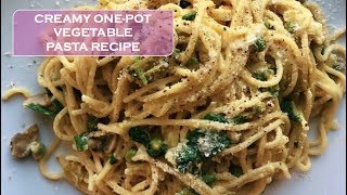 Creamy One Pot Vegetable Pasta Recipe  How to  Nancys Kitchen  Series 2 [upl. by Ajna]