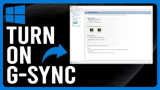 How to Turn On GSync in Windows How to Enable GSync in Windows [upl. by Maurey]