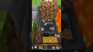 Best cobblestine farm in mcpe🎉 minecraft shorts [upl. by Crescantia]