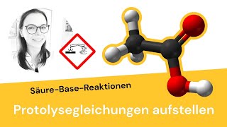 Protolysegleichungen aufstellen SäureBaseReaktion [upl. by Mundy347]