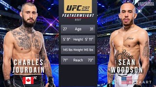 CHARLES JOURDAIN VS SEAN WOODSON FULL FIGHT UFC 297 [upl. by Blackmore]