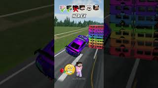 Help Me Get My Crush Attention In A Car Jump Challenge 🚗 😥 shorts beamngdrive [upl. by Pirali]