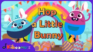 Hop a Little Jump a Little Easter Bunny Song  The Kiboomers Spring Songs for Preschool [upl. by Stacia593]