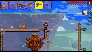 Terraria mobile 12 prehardmode Golem [upl. by Fanny]