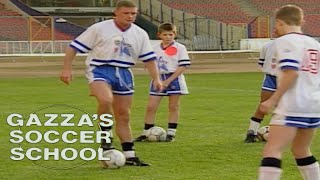 Gazzas Soccer School  Episode Two How to Dribble like a Pro  Retro Football [upl. by Lareena793]