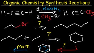 Organic Chemistry Synthesis Reactions  Examples and Practice Problems  Retrosynthesis [upl. by Ecneralc352]