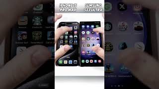 iPhone 15 Pro Max vs Samsung S23 Ultra Speed Test 🚀 Who’s the Real Speed King shortsviralvideo [upl. by Florinda864]