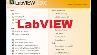 Beginners LabVIEW Tutorial 1 Getting Started with LabVIEW [upl. by Ahsirkal]