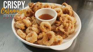 How to Cook Crispy Calamares  Filipino Recipe [upl. by Aicenev868]