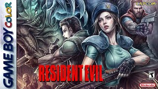 Resident Evil  Game Boy ColorBugfixed version Full Gameplay [upl. by Atidnan989]