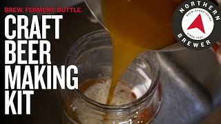 Craft Beer Making Kit  Unboxing and Full Demo [upl. by Nnednarb761]