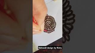 Mehendi design by Rishuviralvideoyoutubeshortsyoutuberyoutubeshortviralshortstrendingshortnew [upl. by Mairym800]