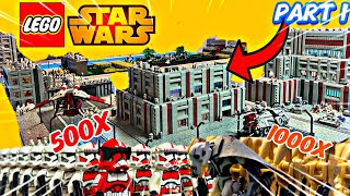 Lego Star Wars 500 Clones VS 1000 Droids MOC Review [upl. by Grant]