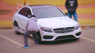 Slashing Car Tires Prank [upl. by Oina]