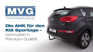 Schwenkbare Anhängerkupplung für Kia Sportage SL im MVGSystem 2080 [upl. by Urbain893]