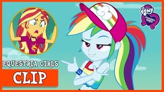 Sunset scolds Rainbow Dash  MLP Equestria Girls  Spring Breakdown Full HD [upl. by Atalante414]