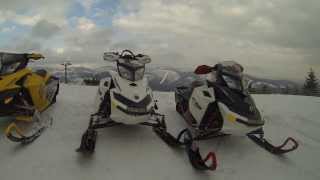 Snow Wolves  Rent a Snowmobile in Spindleruv Mlyn Czech Republic [upl. by Alra332]