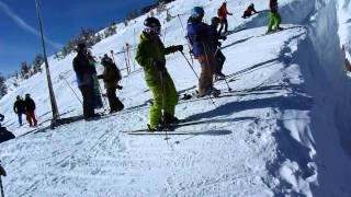 Corbets Couloir right side dropin [upl. by Converse121]