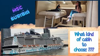 Review of Inside cabin  Would you stay here  MSC Euribia  MSC CRUISES [upl. by Jarrell]